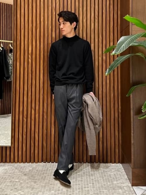 ROBERTO COLLINA / 12ゲージ ウール モックネックニット（ニット