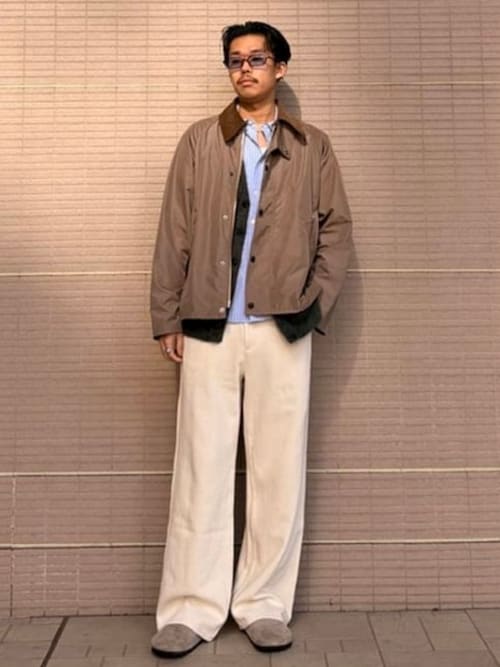 別注】Barbour / TRANSPORT ポリエステル メモリーツイル ジャケット