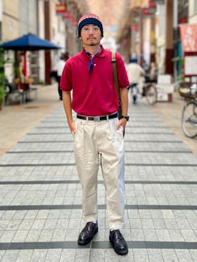 「BEAMS PLUS（ビームスプラス）のアイテム」を使った、BEAMS Fさん（メンズ・170cm）の夏コーディネート