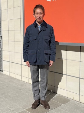 BEAMS Fさん（メンズ・165cm）の冬コーディネート