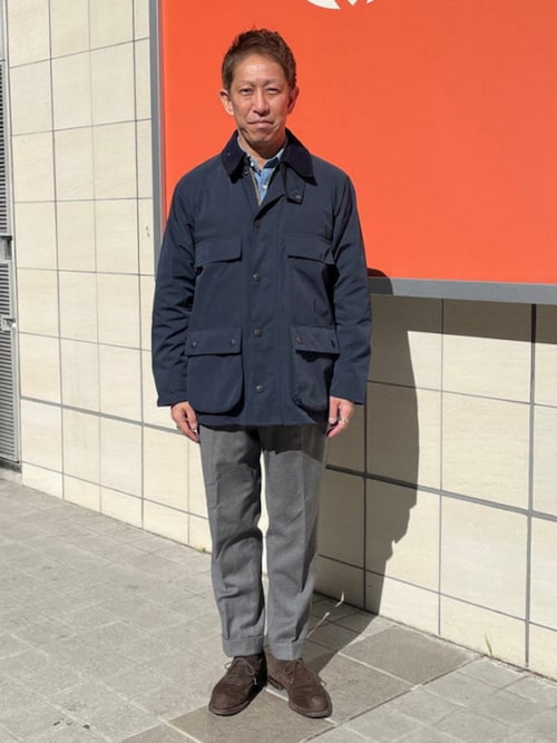 別注】Barbour / OLD BEDALE ポリエステルコットン ジャケット