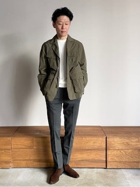BEAMS Fさん（メンズ・183cm）の秋コーディネート