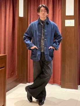 「BEAMS F（ビームスエフ）のアイテム」を使った、BEAMS Fさん（メンズ・185cm）の春コーディネート