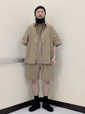 「BEAMS PLUS（ビームスプラス）のアイテム」を使った、BEAMS Fさん（メンズ・178cm）の夏コーディネート