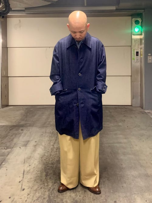 美品✳︎マッキントッシュ　ビームス BEAMS デニム ステンカラーコート 別注】MACKINTOSH / HUMBIE デニム コート（その他アウター