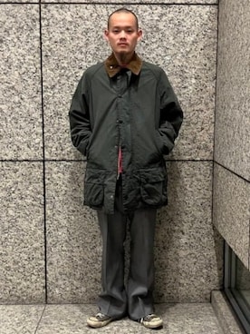 「着回しコーデ」｜BEAMS Fさん（メンズ・167cm）の冬コーディネート