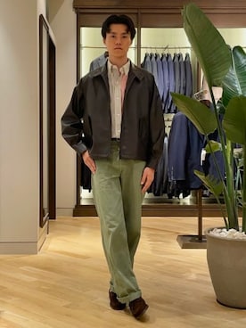 「BEAMS F（ビームスエフ）のアイテム」を使った、BEAMS Fさん（メンズ・175cm）の秋コーディネート