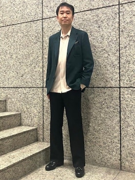 「BEAMS F（ビームスエフ）のアイテム」を使った、BEAMS Fさん（メンズ・171cm）の春コーディネート