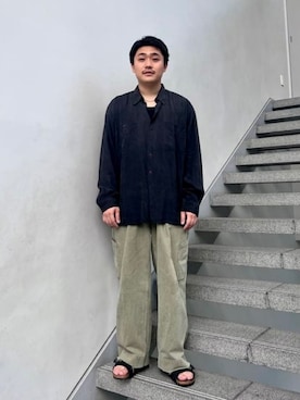 「オフィスカジュアル」｜BEAMS Fさん（メンズ・172cm）の夏コーディネート