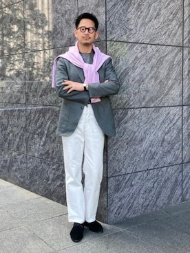 「A VONTADE（アボンタージ）のアイテム」を使った、BEAMS Fさん（メンズ・176cm）の春コーディネート