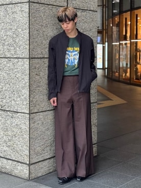 BEAMS Fさん(メンズ・182cm)の夏コーディネート