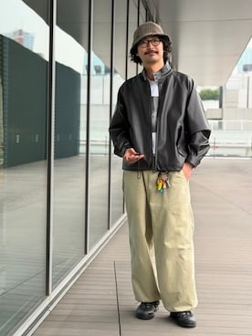 「BEAMS F（ビームスエフ）のアイテム」を使った、BEAMS Fさん（メンズ・185cm）の秋コーディネート