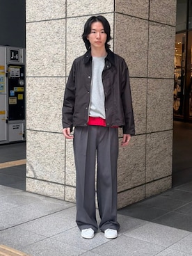 「Barbour（バブアー）のアイテム」を使った、BEAMS Fさん（メンズ・174cm）の春コーディネート