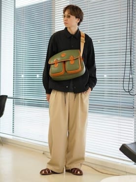 「BEAMS F（ビームスエフ）のアイテム」を使った、BEAMS Fさん（メンズ・186cm）の秋コーディネート