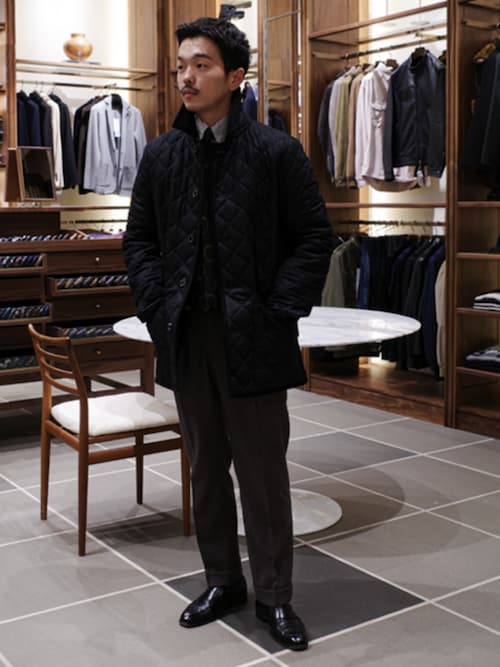 MACKINTOSH キルティングジャケット Bshop別注 MACKINTOSH - EXCLUSIVE COAT
