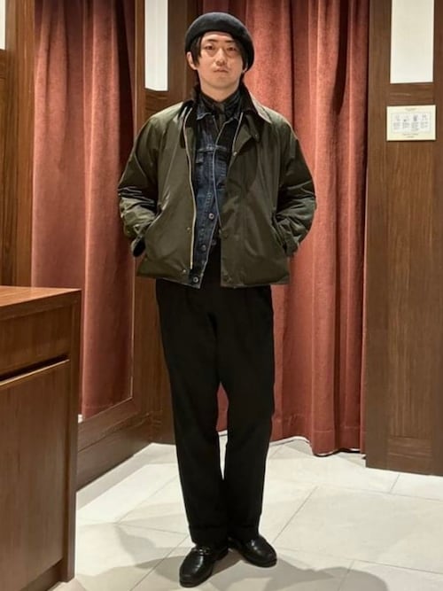 別注】Barbour / TRANSPORT ポリエステルコットン ピーチスキン