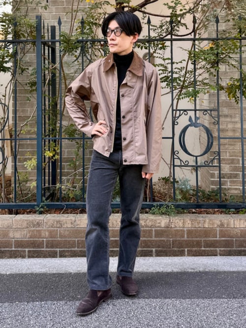 別注】Barbour / TRANSPORT ポリエステル メモリーツイル ジャケット