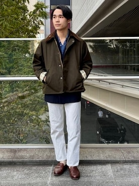 「BEAMS F（ビームスエフ）のアイテム」を使った、BEAMS Fさん（メンズ・175cm）の秋コーディネート