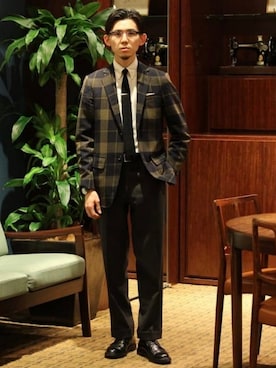 「ascot（アスコット）のアイテム」を使った、BEAMS Fさん（メンズ・168cm）の夏コーディネート