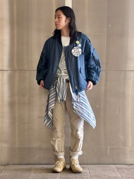 「International Gallery BEAMS（インターナショナルギャラリービームス）のアイテム」を使った、BEAMS Fさん（メンズ・170cm）の春コーディネート