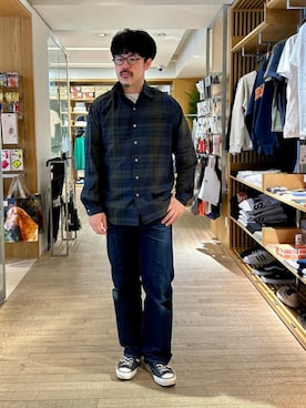 「BEAMS F（ビームスエフ）のアイテム」を使った、BEAMS Fさん（メンズ・173cm）の夏コーディネート