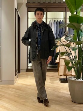 「BEAMS F（ビームスエフ）のアイテム」を使った、BEAMS Fさん（メンズ・175cm）の秋コーディネート