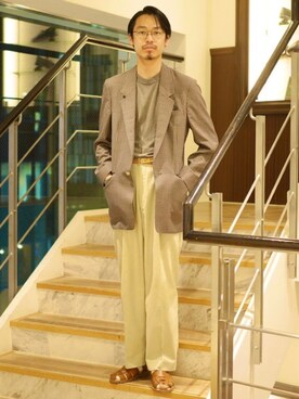 BEAMS Fさん（メンズ・175cm）の夏コーディネート