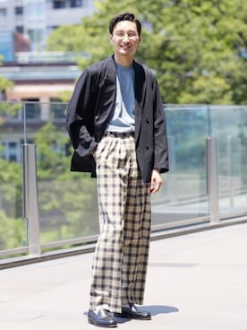 「J.M. WESTON（ジェイエムウエストン）のアイテム」を使った、BEAMS Fさん（メンズ・180cm）の夏コーディネート