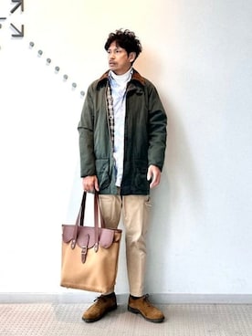 「BEAMS F（ビームスエフ）のアイテム」を使った、BEAMS Fさん（メンズ・174cm）の秋コーディネート