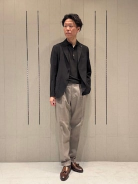 「BEAMS F（ビームスエフ）のアイテム」を使った、BEAMS Fさん（メンズ・183cm）の夏コーディネート