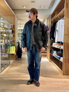 「BEAMS F（ビームスエフ）のアイテム」を使った、BEAMS Fさん（メンズ・173cm）の秋コーディネート