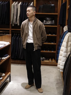 BEAMS Fさん（メンズ・174cm）の秋コーディネート