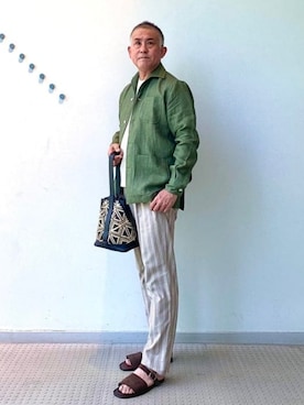 「BEAMS F（ビームスエフ）のアイテム」を使った、BEAMS Fさん（メンズ・171cm）の春コーディネート