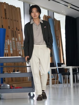 「GTA（ジーティーアー）のアイテム」を使った、BEAMS Fさん（メンズ・171cm）の秋コーディネート