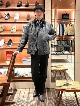 「BEAMS F（ビームスエフ）のアイテム」を使った、BEAMS Fさん（メンズ・185cm）の秋コーディネート