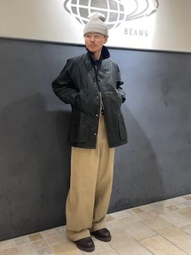 「BEAMS F（ビームスエフ）のアイテム」を使った、BEAMS Fさん（メンズ・162cm）の秋コーディネート