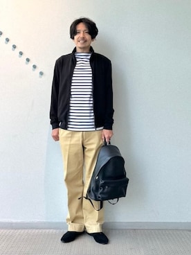 「BEAMS F（ビームスエフ）のアイテム」を使った、BEAMS Fさん（メンズ・174cm）の春コーディネート