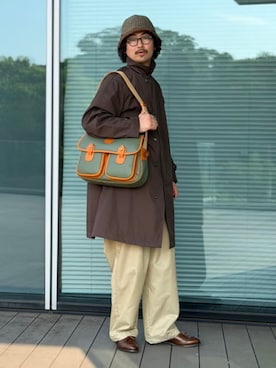 「BEAMS F（ビームスエフ）のアイテム」を使った、BEAMS Fさん（メンズ・185cm）の秋コーディネート