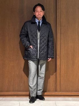 「BEAMS F（ビームスエフ）のアイテム」を使った、BEAMS Fさん（メンズ・165cm）の秋コーディネート