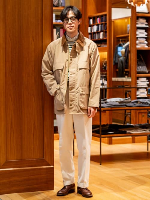 別注】Barbour / OLD BEDALE ポリエステルコットン ジャケット