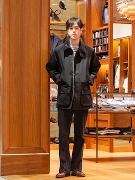 「BEAMS F（ビームスエフ）のアイテム」を使った、BEAMS Fさん（メンズ・180cm）の秋コーディネート