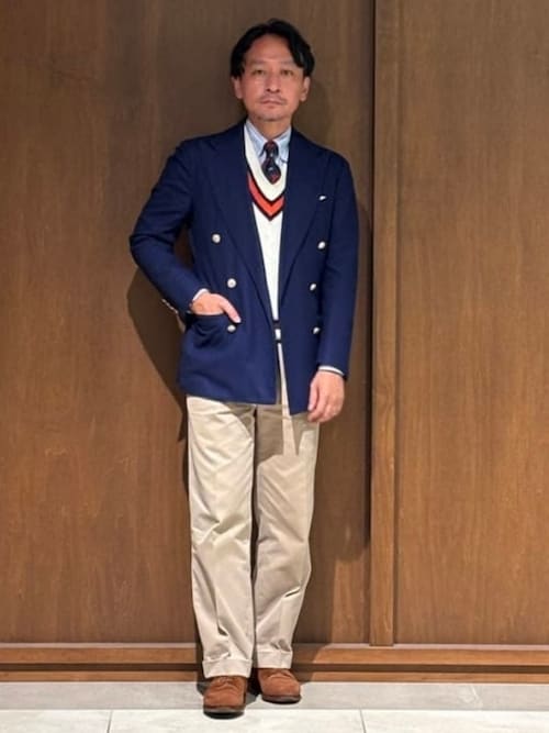 スラックス ATELIER ZINS / ミックスファブリック フランネル 2