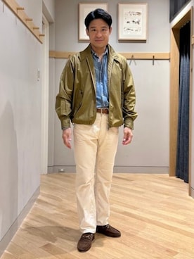「BARACUTA（バラクータ）のアイテム」を使った、BEAMS Fさん（メンズ・168cm）の秋コーディネート