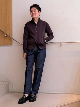 「ZANONE（ザノーネ）のアイテム」を使った、BEAMS Fさん（メンズ・162cm）の秋コーディネート