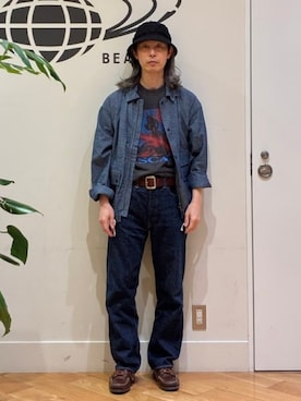 「BEAMS PLUS（ビームスプラス）のアイテム」を使った、BEAMS Fさん（メンズ・170cm）の夏コーディネート