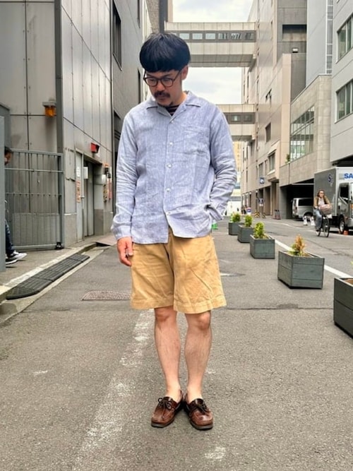 美品★着用2回パラブーツParabootバース モカシンデッキシューズ 青/茶 PARABOOT パラブーツ レディース デッキシューズ リス レザー