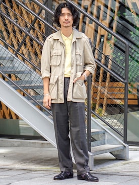 BEAMS Fさん(メンズ・178cm)の夏コーディネート