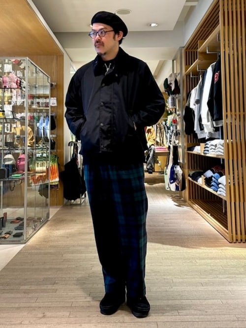 別注】Barbour / TRANSPORT ポリエステル メモリーツイル ジャケット 別注】Barbour / TRANSPORT ポリエステル メモリーツイル ジャケット