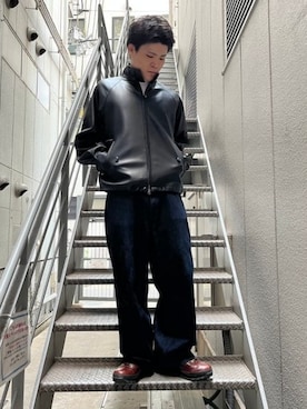 「BEAMS F（ビームスエフ）のアイテム」を使った、BEAMS Fさん（メンズ・165cm）の秋コーディネート