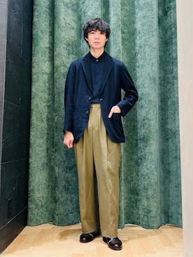 「LACOSTE（ラコステ）のアイテム」を使った、BEAMS Fさん（メンズ・168cm）の夏コーディネート